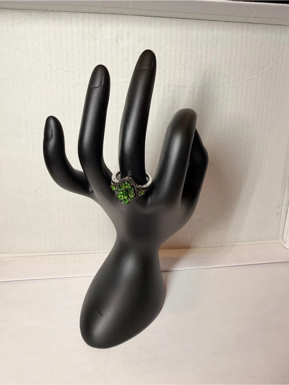 Jewelry | Green Russian Chrome Diopside Sterling Silver Ring 193ctw ...